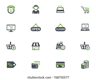 shopping vector icons for your creative ideas