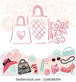 Shopping. Vector illustration