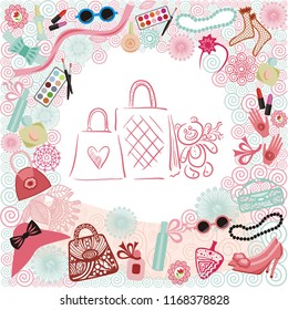Shopping. Vector illustration