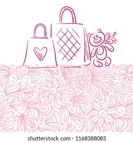 Shopping. Vector illustration