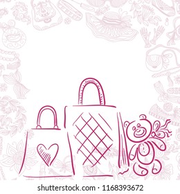 Shopping. Vector illustration