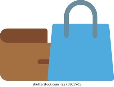 shopping Vector illustration on a transparent background. Premium quality symmbols. Line Color vector icons for concept and graphic design.