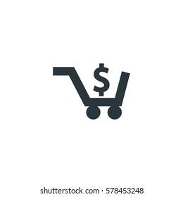 Shopping vector. Stor icon