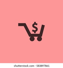 Shopping vector. Store icon