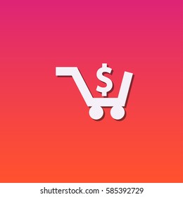 Shopping vector. Store icon