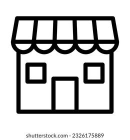 Shopping Vector Thick Line Icon For Personal And Commercial Use.
