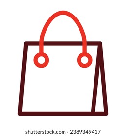 Shopping Vector Thick Line Two Color Icons For Personal And Commercial Use.
