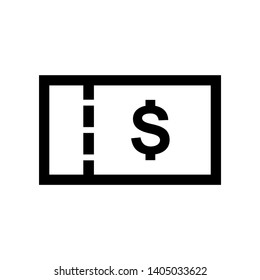 shopping voucher or Discount ticket icon Vector illustration. - Vector