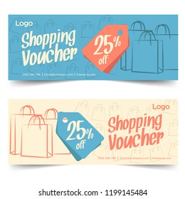 Shopping Voucher Template Design