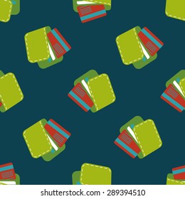 shopping wallet flat icon,eps10 seamless pattern background