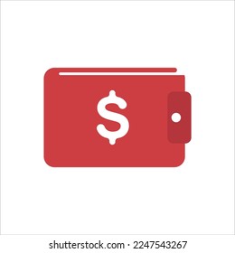 Shopping Wallet Icon Vector Business