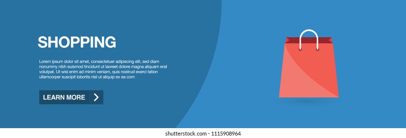 SHOPPING WEB BANNER