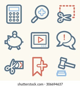 Shopping-Web-Symbole