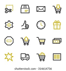Shopping web icons