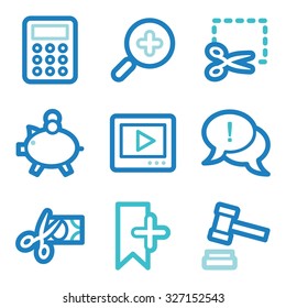 Iconos web de compras