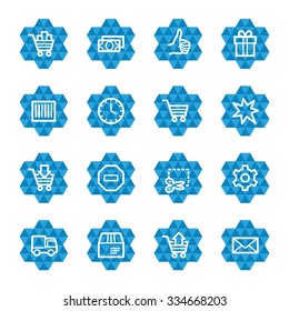 Shopping web icons
