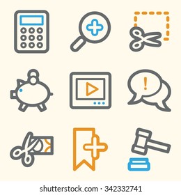 Shopping-Web-Symbole