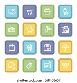 Shopping-Web-Symbole