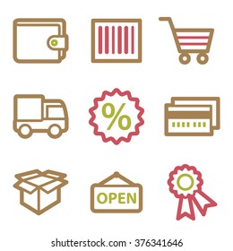 Shopping-Web-Symbole