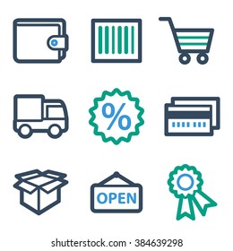 Shopping-Web-Symbole