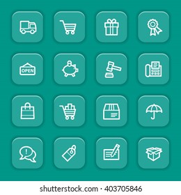 Shopping-Web-Symbole
