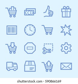 Shopping web icons