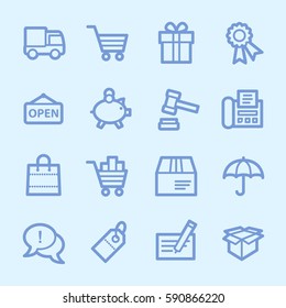 Shopping-Web-Symbole