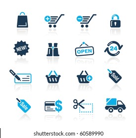 Shopping Web Icons // Azure Series