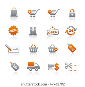 Shopping Web Icons // Graphite Series