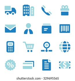Set mit Shopping-Web-Symbolen