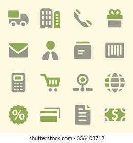 Set mit Shopping-Web-Symbolen