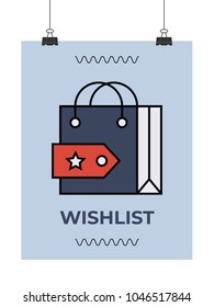 shopping wishlist icon