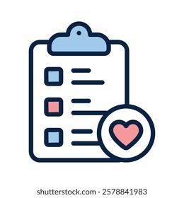 Shopping wishlist vector design in trendy style
