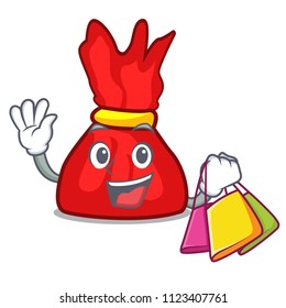 Shopping wrapper candy character cartoon