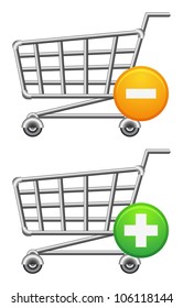 shoppingcart icon; button; sale; isolated vector illustration