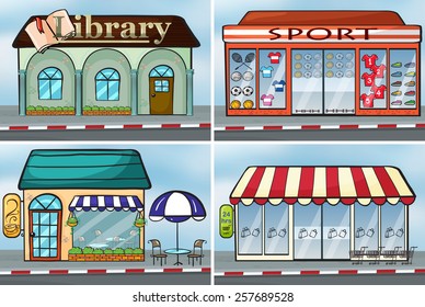 shops in the city