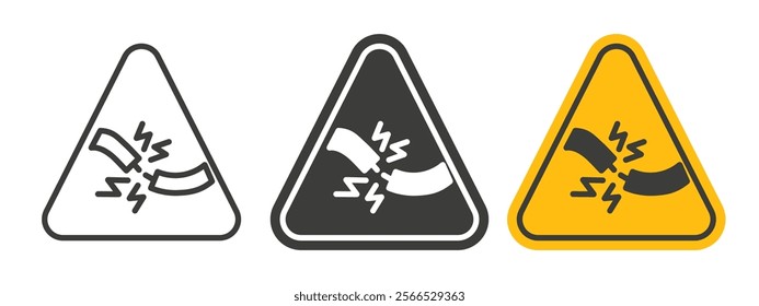 Short circuit icon collection for website design, app, UI design.