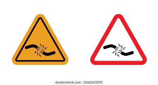 Short circuit icon in tree different line stroke sizes.
