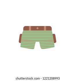 Short color icon. Element of color clothes icon for mobile concept and web apps. Detailed Short icon can be used for web and mobile