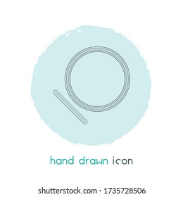 Short cycle icon line element. Vector illustration of short cycle icon line isolated on clean background for your web mobile app logo design.