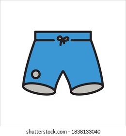 Short Flat Icon Color Design Vector Template Illustration