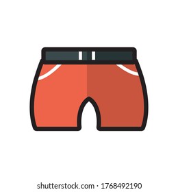 Short Flat Icon Design Vector Template Illustration