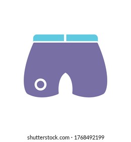 Short Flat Icon Design Vector Template Illustration