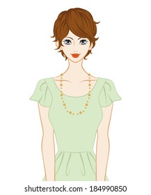 Short hair women