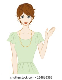 Short hair women, Explaining