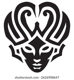 short haired woman icon vector design

