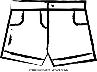 Short hand drawn vector illustration