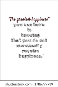 Short Happiness quotes for t shirt mock-up 