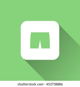 short icon. flat design