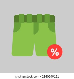 Short icon in flat style about black friday, use for website mobile app presentation